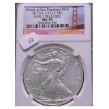 2012 S NGC MS70 SILVER EAGLE