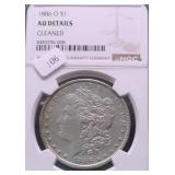 1886 O NGC AU DETAILS MORGAN DOLLAR