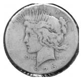 1926 S PEACE DOLLAR VG