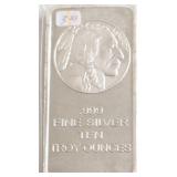1O OZ .999 SILVER BAR