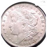 1921 MORGAN DOLLAR XF