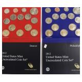2012 MINT SET P D MINTS