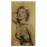 MARILYN MONROE  GOLD BACK