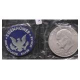 1971 S SILVER GSA IKE DOLLAR