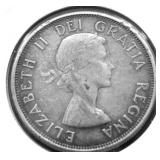 1960 CANADA SILVER 50 CENTS