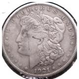 1921 S MORGAN DOLLAR XF