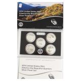 2014 SILVER PROOF QUARTER SET