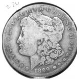 1899 O MORGAN DOLLAR VF