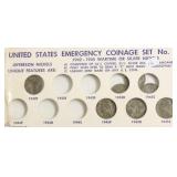 SILVER WAR NICKEL SET