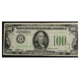 1934 100 $ FEDERAL RESERVE NOTE VF