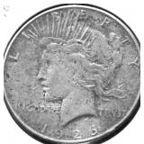 1926 S PEACE DOLLAR VF