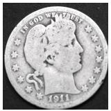 1911 BARBER QUARTER G