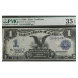 1899 1 $ PMG VF35EPQ SILVER CERTIFICATE
