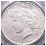 1922 PEACE DOLLAR XF