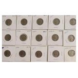 15 BUFFALO NICKELS