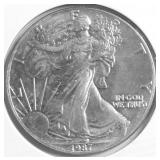 1987 SILVER EAGLE GEM