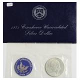 1971 S SILVER GSA IKE DOLLAR