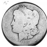 1890 O MORGAN DOLLAR AG