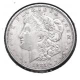 1921 D MORGAN DOLLAR XF
