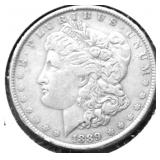 1889  MORGAN DOLLAR XF