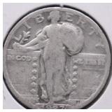 1927 S STANDING QUARTER VG