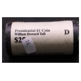 GEM BANK ROLL OF PRESIDENT DOLLARS