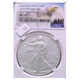 2022  NGC MS70 SILVER EAGLE