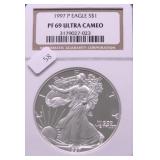 1997 NGC PF69UC SILVER EAGLE