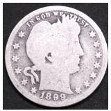 1899 BARBER QUARTER G