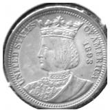 1893 CHOICE BU ISABELLA QUARTER