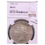 1925 NGC MS61 PEACE DOLLAR