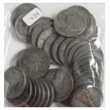 40 SILVER WAR NICKELS