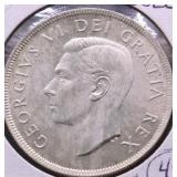 1949 CHOICE BU CANADA SILVER DOLLAR