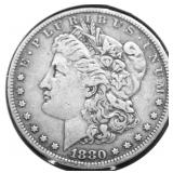 1880 O MORGAN DOLLAR XF
