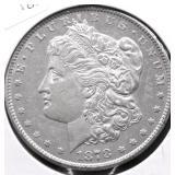 1878 CC MORGAN DOLLAR AU