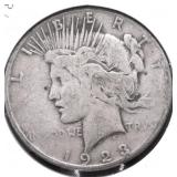 1923 S PEACE DOLLAR VG