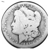 1885 MORGAN DOLLAR AG