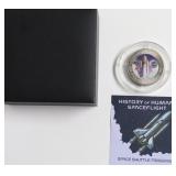 SPACE SHUTTLE MEDAL NOT SILVER