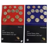 2011 MINT SET P D MINTS