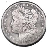 1883 S MORGAN DOLLAR VG