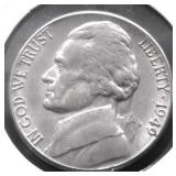 1949 S GEM BU JEFFERSON NICKEL