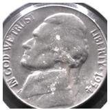 1954 JEFFERSON NICKEL AU+