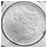 1886 CHOICE BU MORGAN DOLLAR