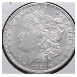 1921 MORGAN DOLLAR AU