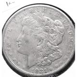 1921 S MORGAN DOLLAR XF