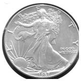 1987 SILVER EAGLE GEM