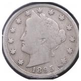 1895 V NICKEL VG