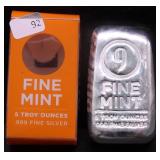 5 OZ .999 SILVER BAR