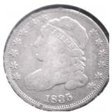 1835 BUST DIME VG