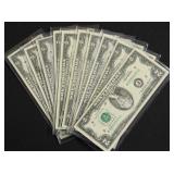 10 2 $ FEDERAL RESERVE NOTES AU